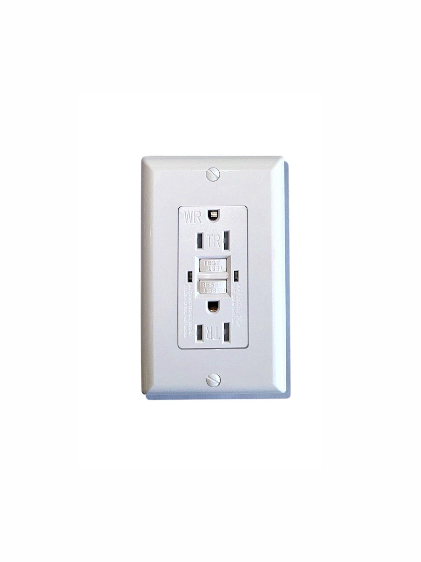 GFCI 15amp Tamper & Weather Resistant Self-test UL 943 (White)