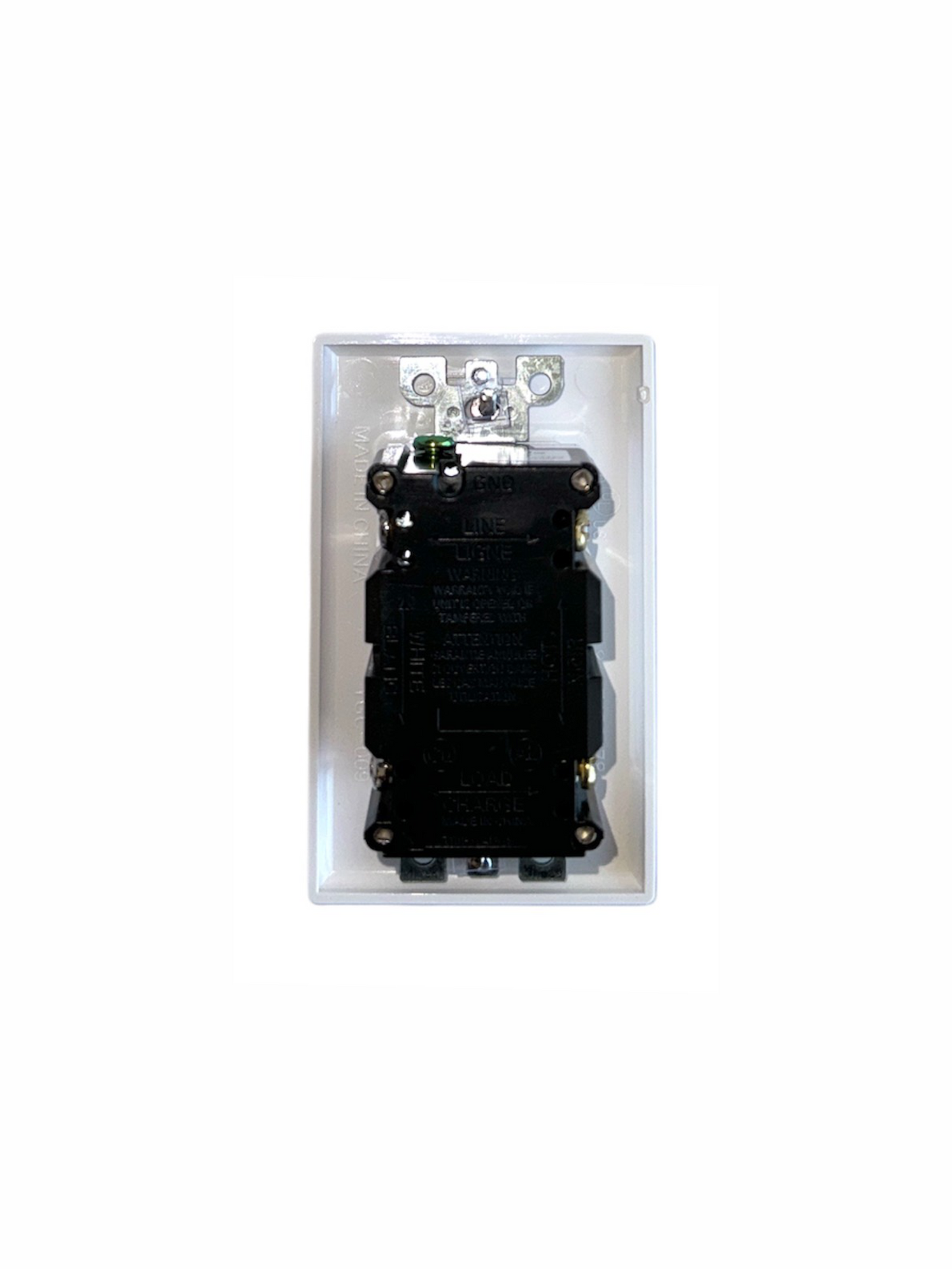 GFCI 15amp Tamper Resistant Self-test UL 943 (White)