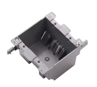 2 Gang PVC Old Work Standard Switch/Outlet Wall Electrical Box