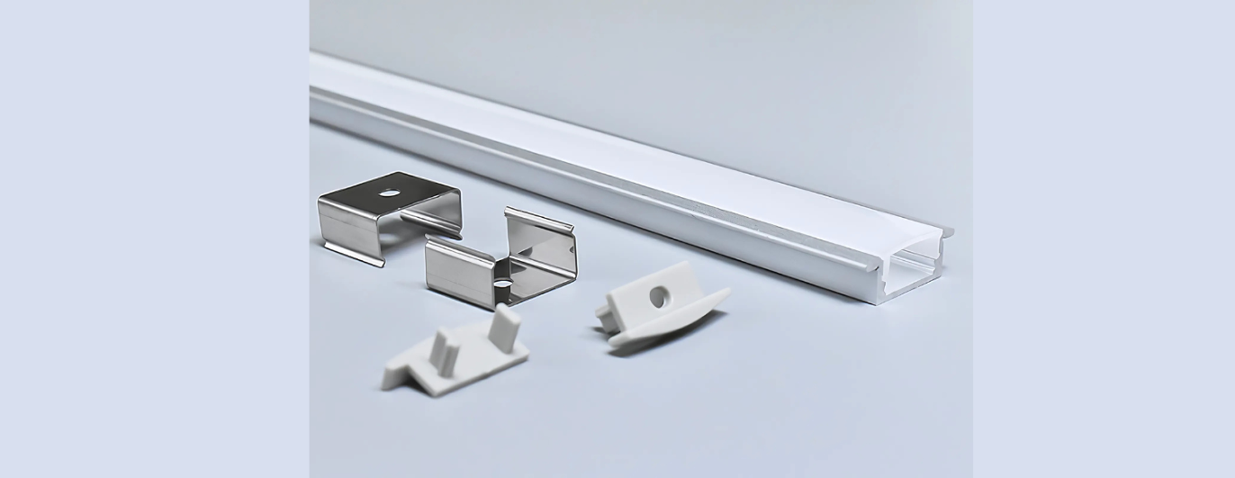 DIP 1″ RECESSED ALUMINUM CHANNEL