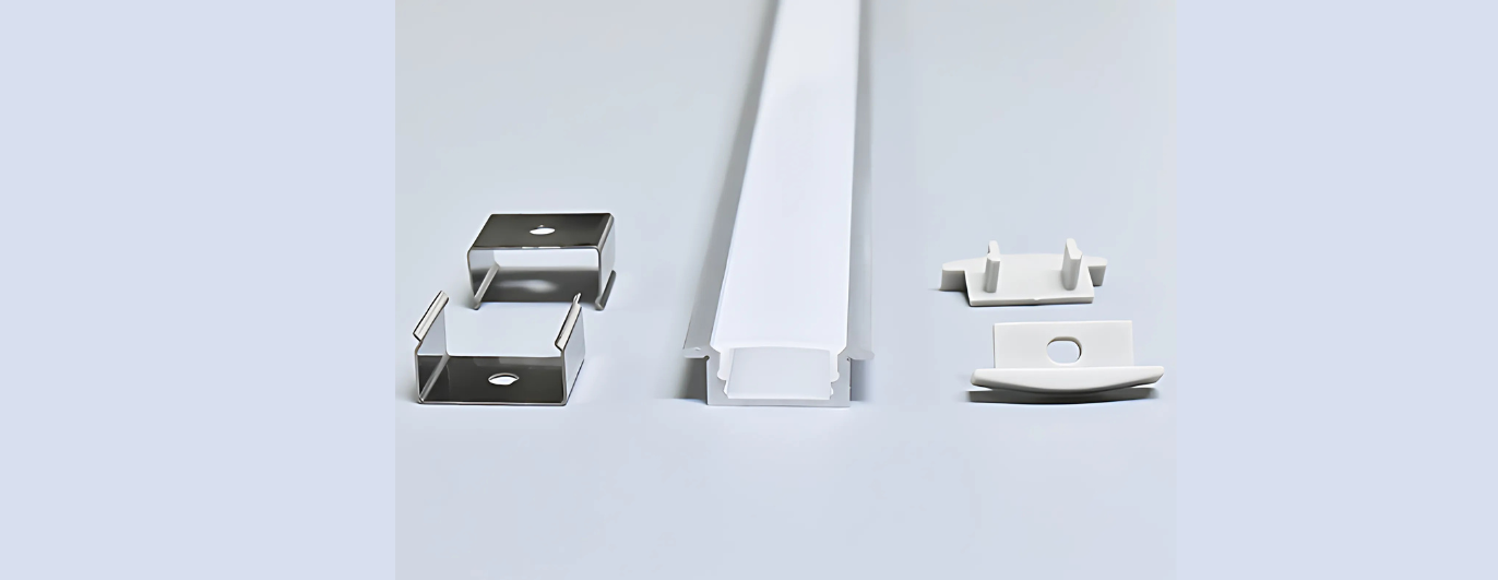 DIP 1″ RECESSED ALUMINUM CHANNEL