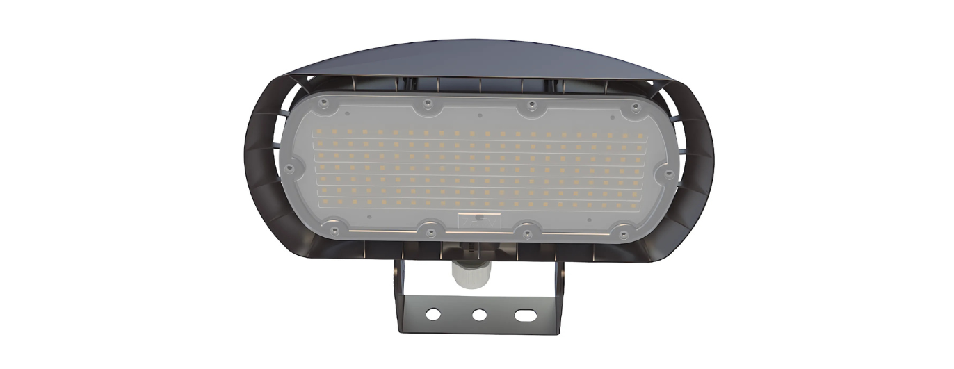 ARK LED FLOOD LIGHT 3CCT ADJ WATTAGE  50w/70w/90w YOKEMOUNT BZ UL