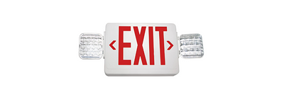RED COMBO LED EMERGENCY LIGHT WITH BATTERY
