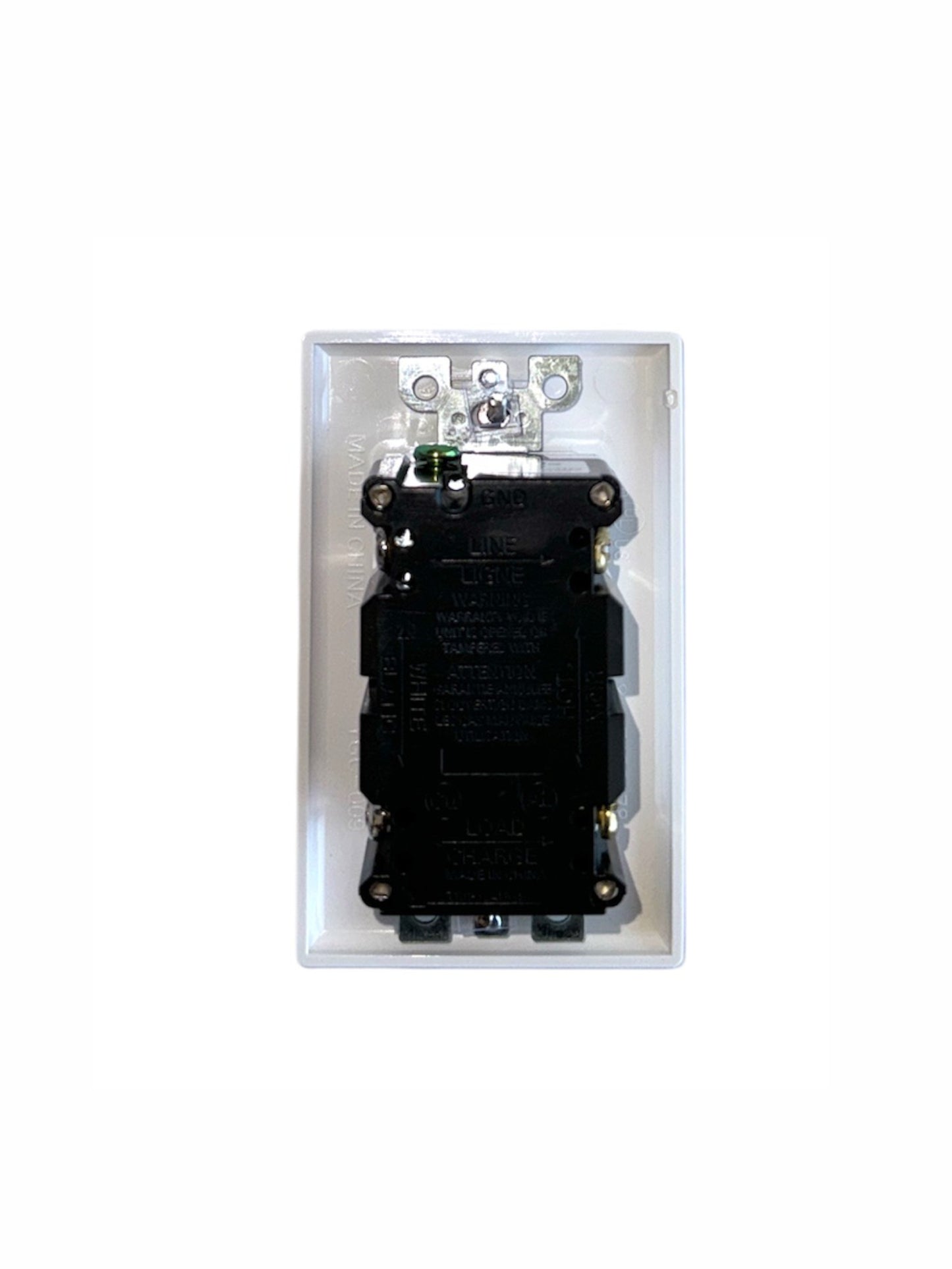 GFCI 15amp Tamper & Weather Resistant Self-test UL 943 (White)