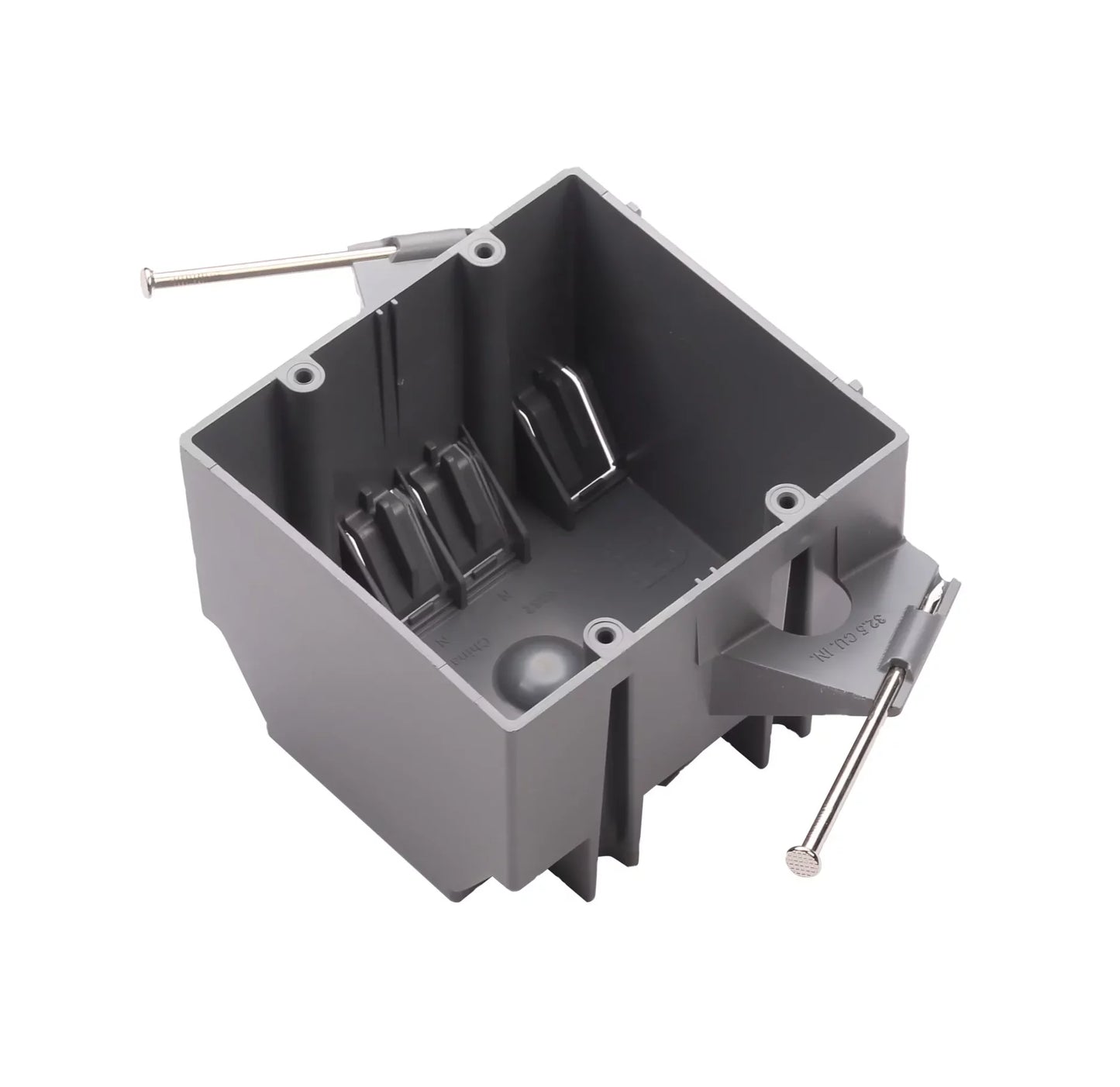 2 Gang PVC New Work Standard Switch/Outlet Wall Electrical Box