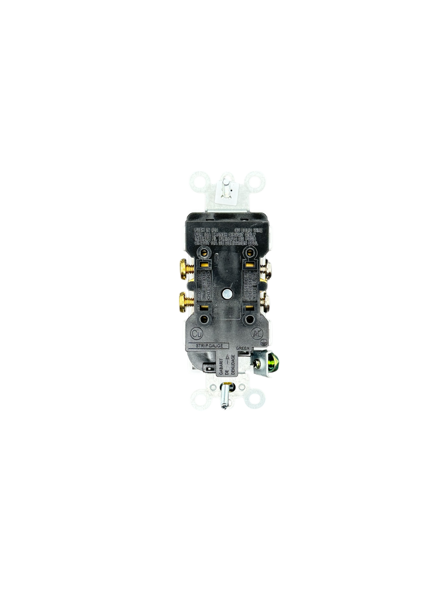 15 Amp Decora Duplex Receptacle