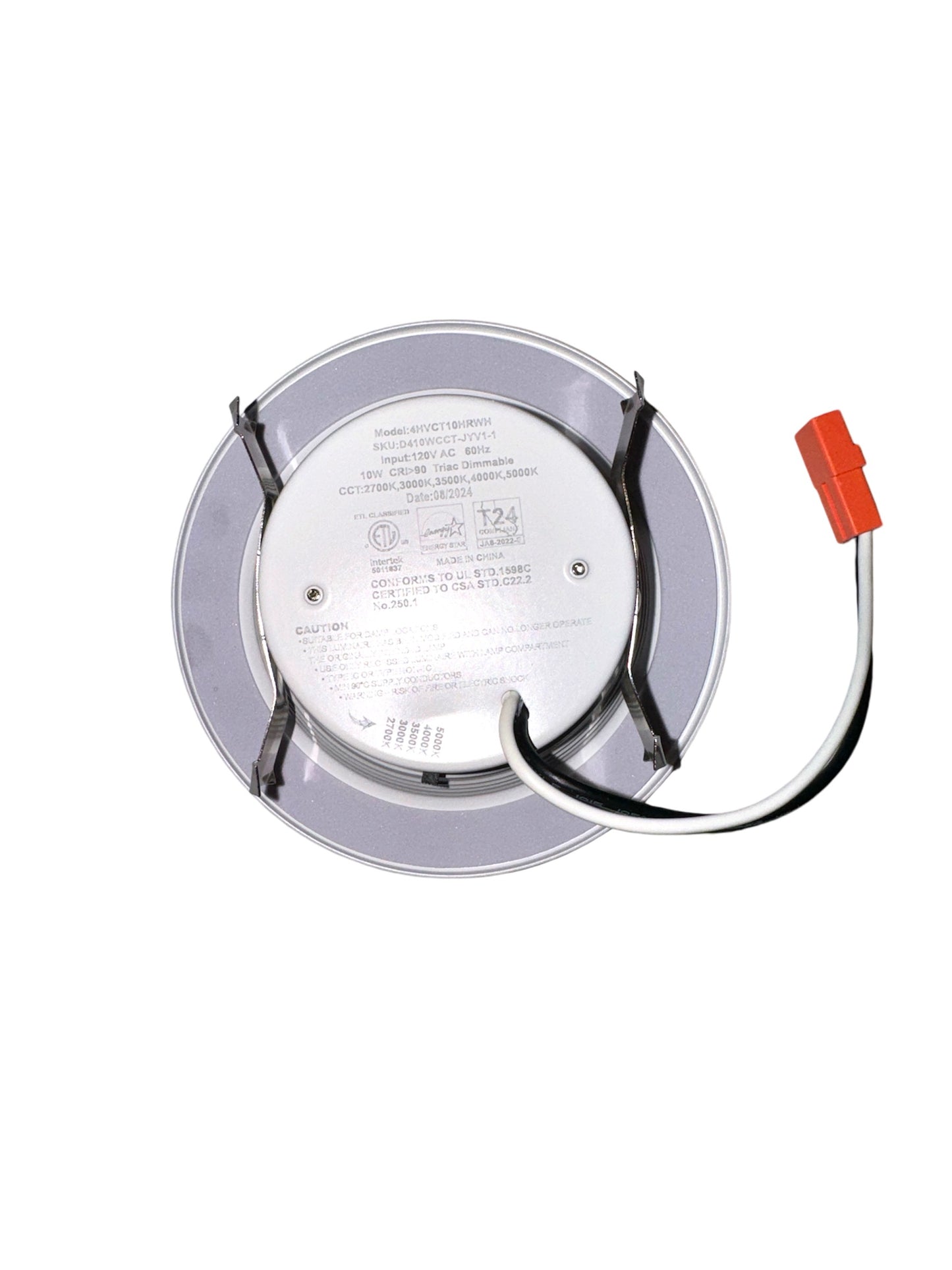 4” Recessed LED Downlight Baffle