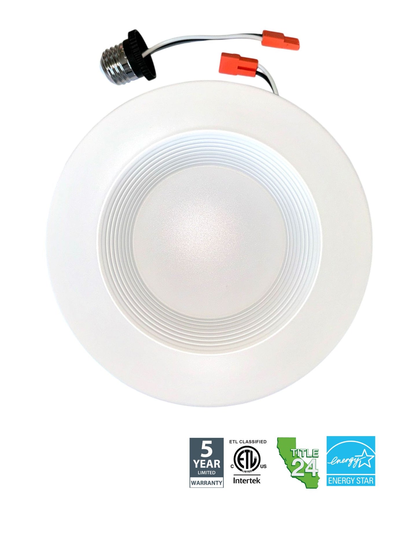 6” Recessed LED Downlight Baffle